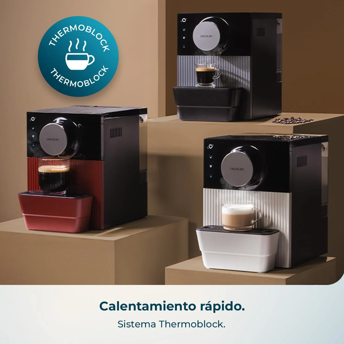 Vista 5 de Cecotec Cremmaet Cube Red